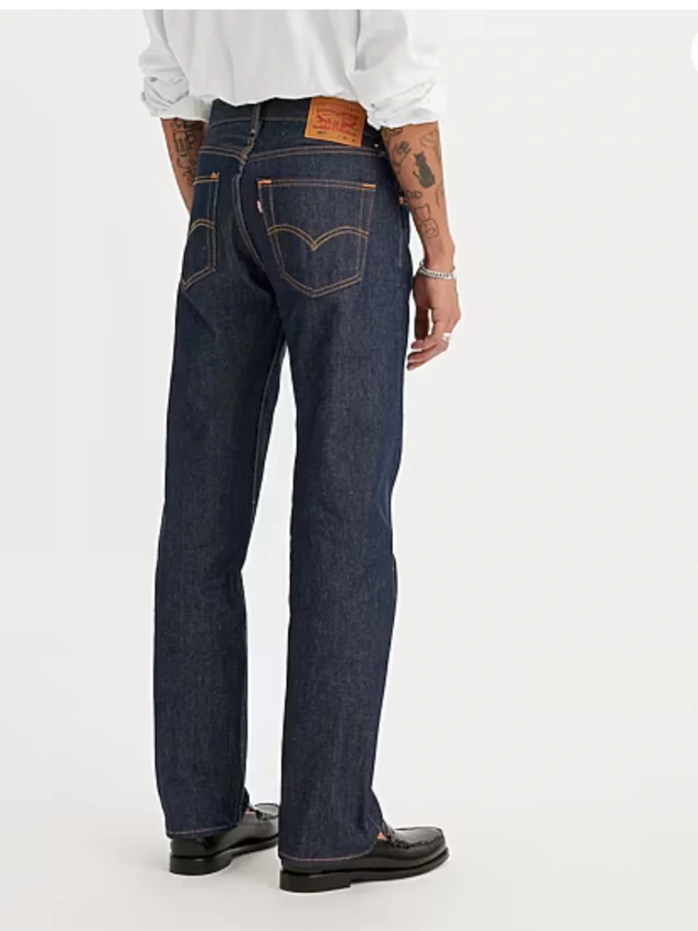 NWOT Levi’s Men's Straight-Leg Dark Blue 501 Jeans, Size 30x 30